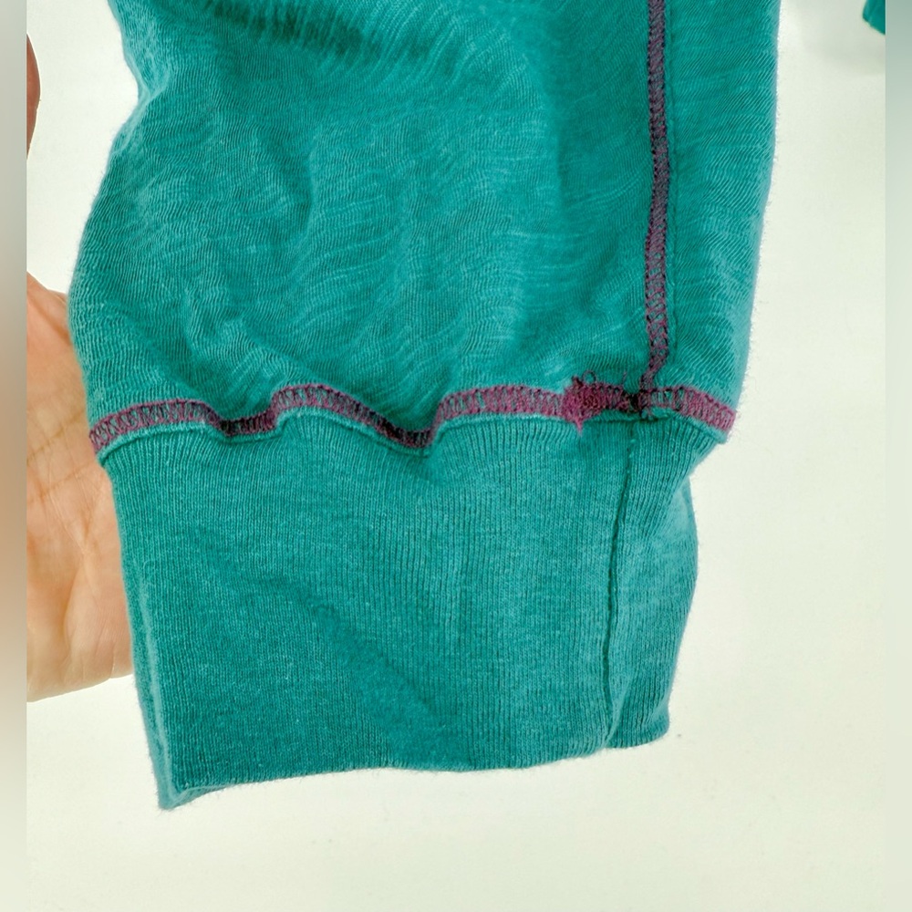 Natural Life Teal Cotton Top - Picture 8 of 11